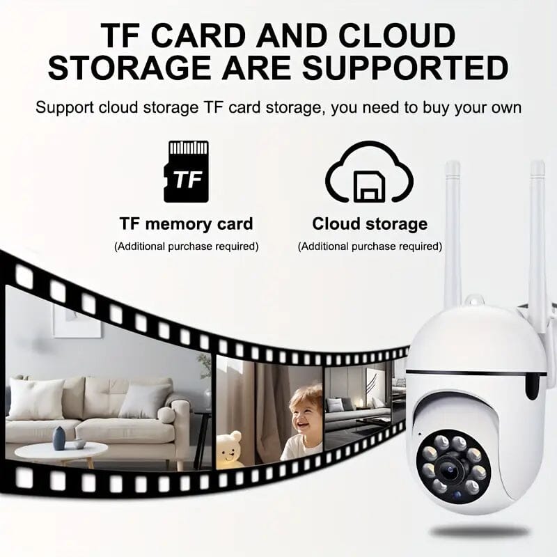 2-Pieces: Compact Wireless IP Security Cameras with App Control Smart Home & Security - DailySale