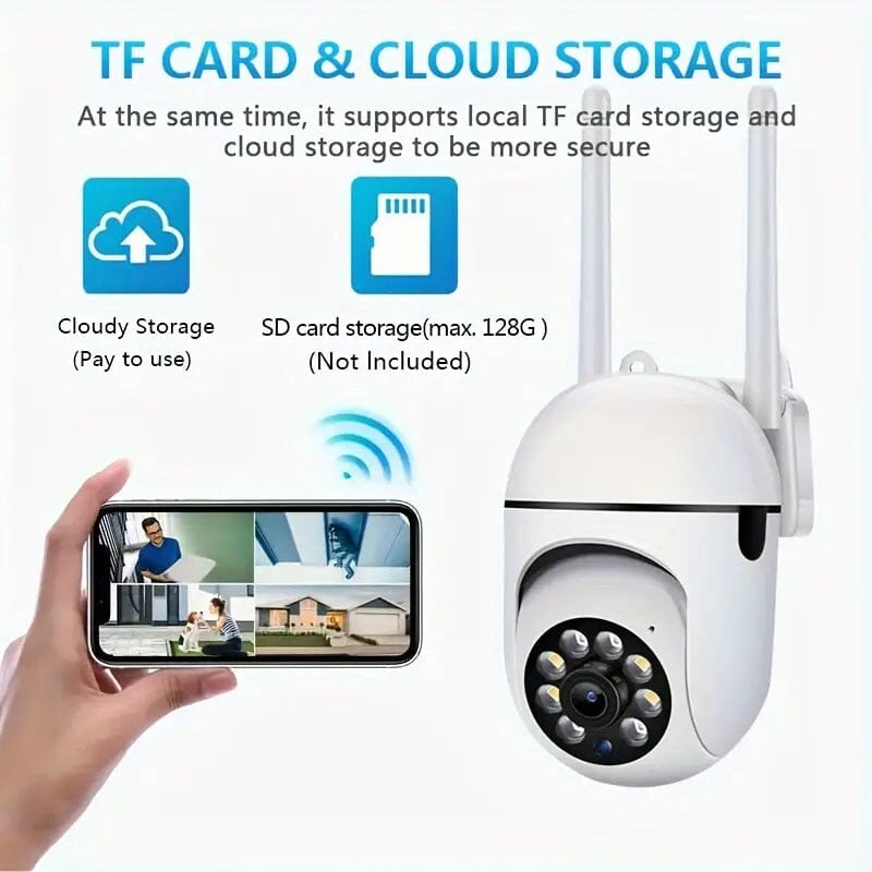 2-Pieces: Compact Wireless IP Security Cameras with App Control Smart Home & Security - DailySale