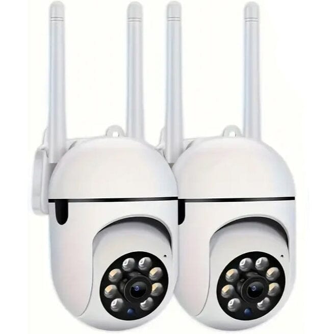 2-Pieces: Compact Wireless IP Security Cameras with App Control Smart Home & Security - DailySale