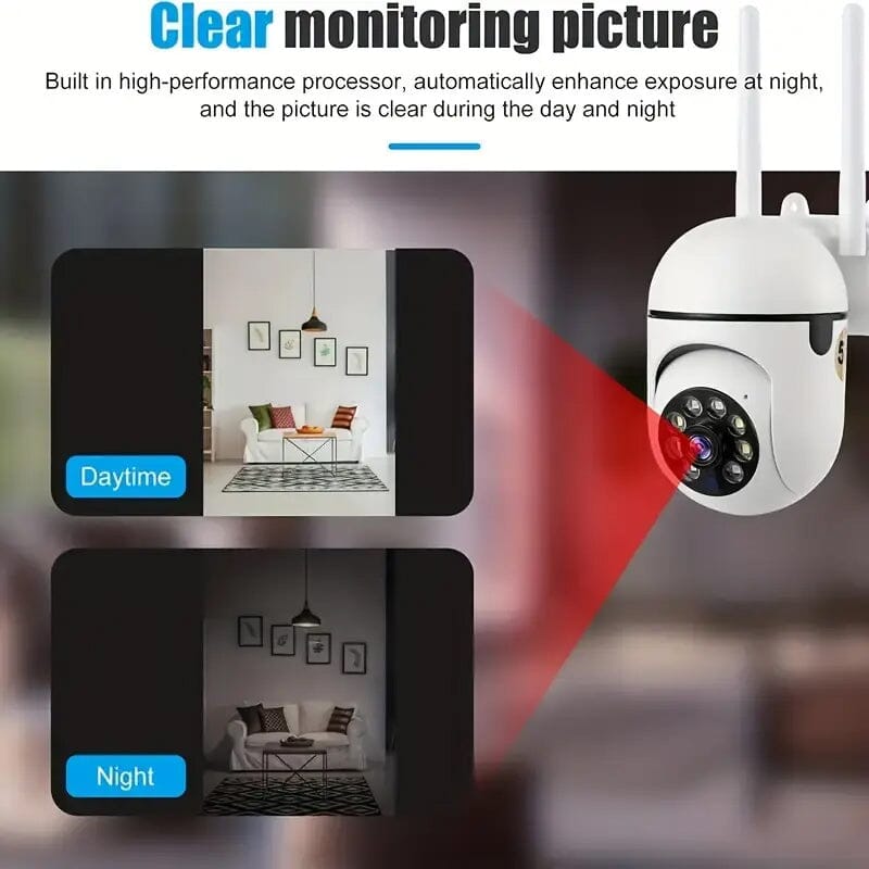 2-Pieces: Compact Wireless IP Security Cameras with App Control Smart Home & Security - DailySale