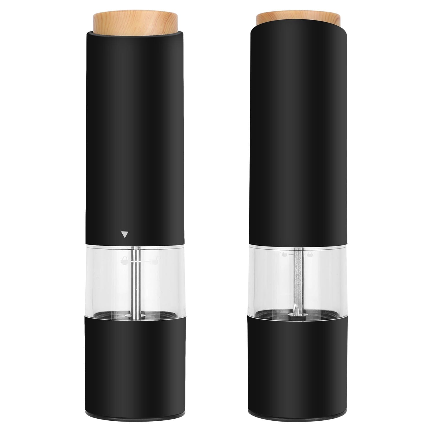 2-Pieces: Electric Salt and Pepper Grinder Battery Powered with Adjustable Coarseness Kitchen Tools & Gadgets - DailySale