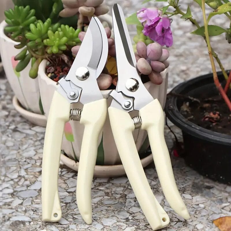 2-Pieces: Garden Pruning Shears Set Sharp Blades Garden & Patio - DailySale