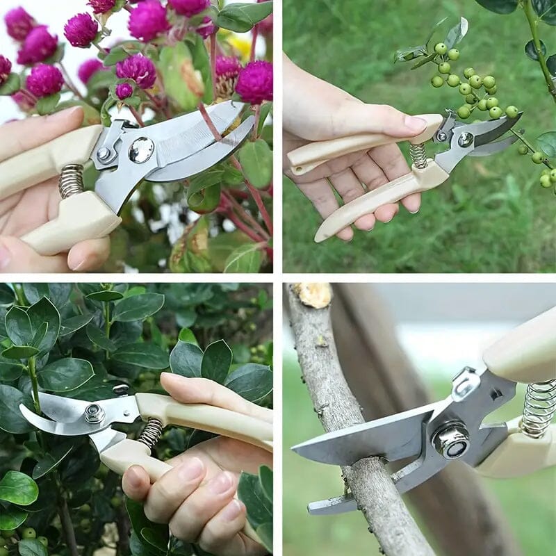 2-Pieces: Garden Pruning Shears Set Sharp Blades Garden & Patio - DailySale