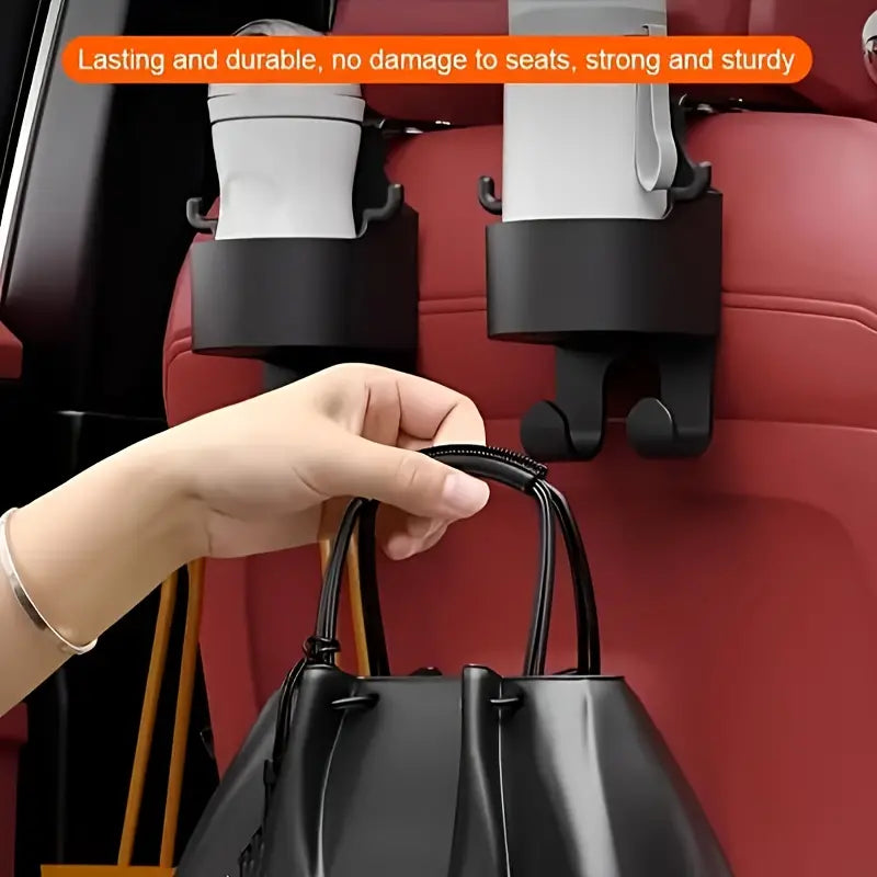 2-Pieces: Multifunctional Car Seat Back Hooks Automotive - DailySale