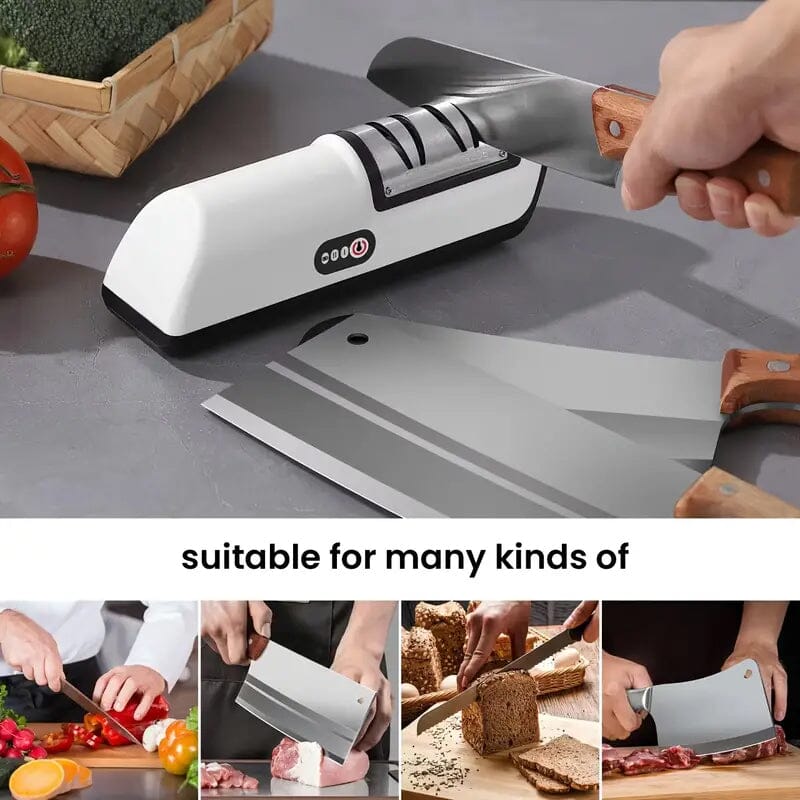 2-Stage Electric Knife Sharpener Kitchen Tools & Gadgets - DailySale