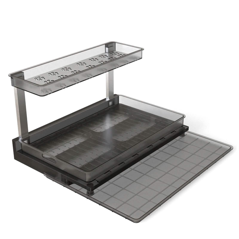 2-Tier Pull Out Under Sink Organizer Kitchen Storage - DailySale
