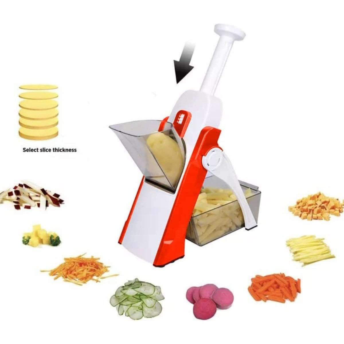 Mandoline Vegetable Slicer with Adjustable Thickness