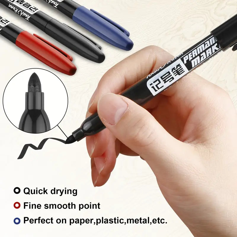 20-Pack: School Supplies Set Fine Point Waterproof Marker Arts & Crafts - DailySale