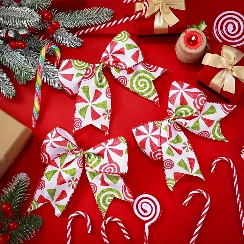 20-Pieces: Christmas Tree Bow Decorations Holiday Decor & Apparel - DailySale