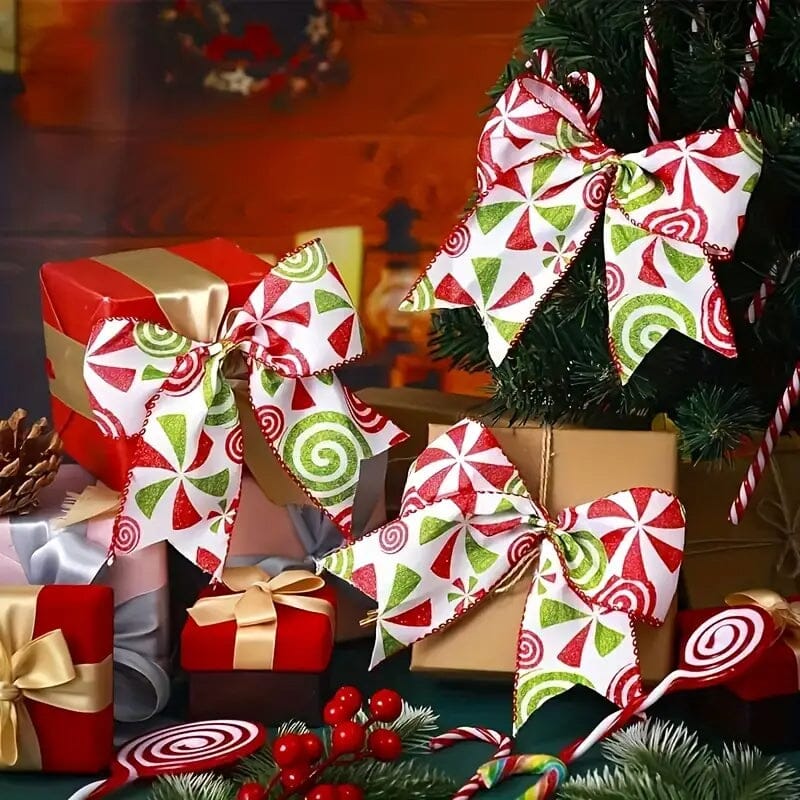 20-Pieces: Christmas Tree Bow Decorations Holiday Decor & Apparel - DailySale