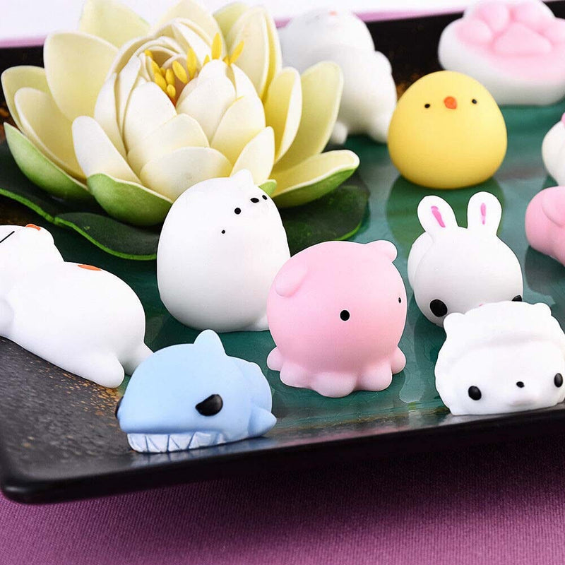 20-Pieces: Cute Animal Kawaii Stress & Anxiety Relief Squishy Toys Toys & Games - DailySale