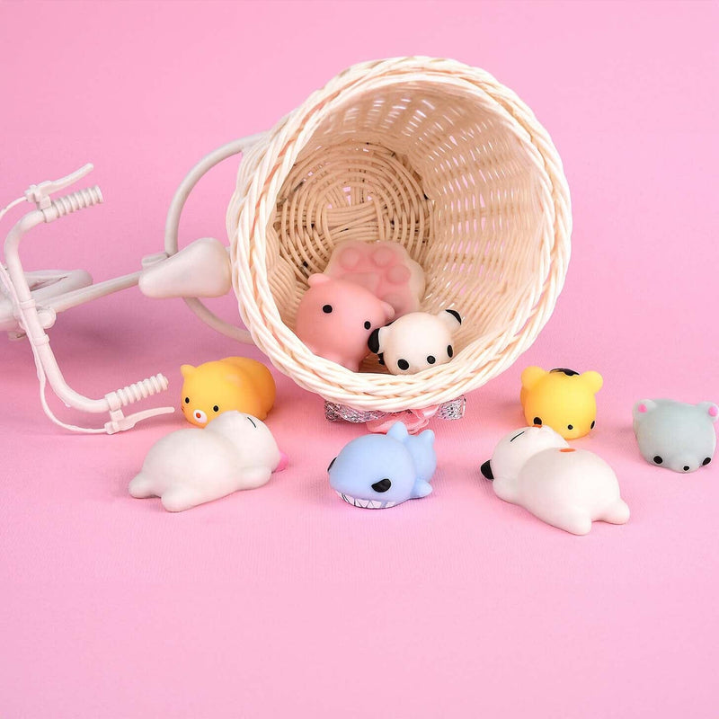 20-Pieces: Cute Animal Kawaii Stress & Anxiety Relief Squishy Toys Toys & Games - DailySale