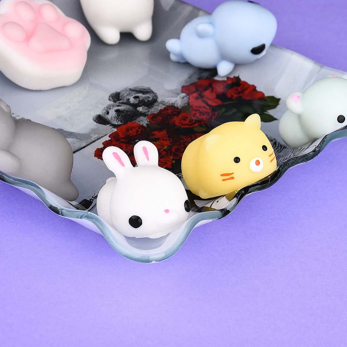 20-Pieces: Cute Animal Kawaii Stress & Anxiety Relief Squishy Toys Toys & Games - DailySale