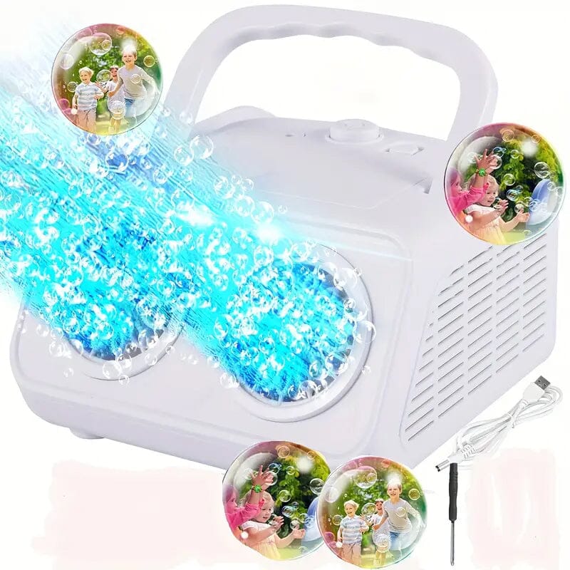 20000+ Bubbles Electric Bubble Machine with 2 Fans Toys & Games - DailySale