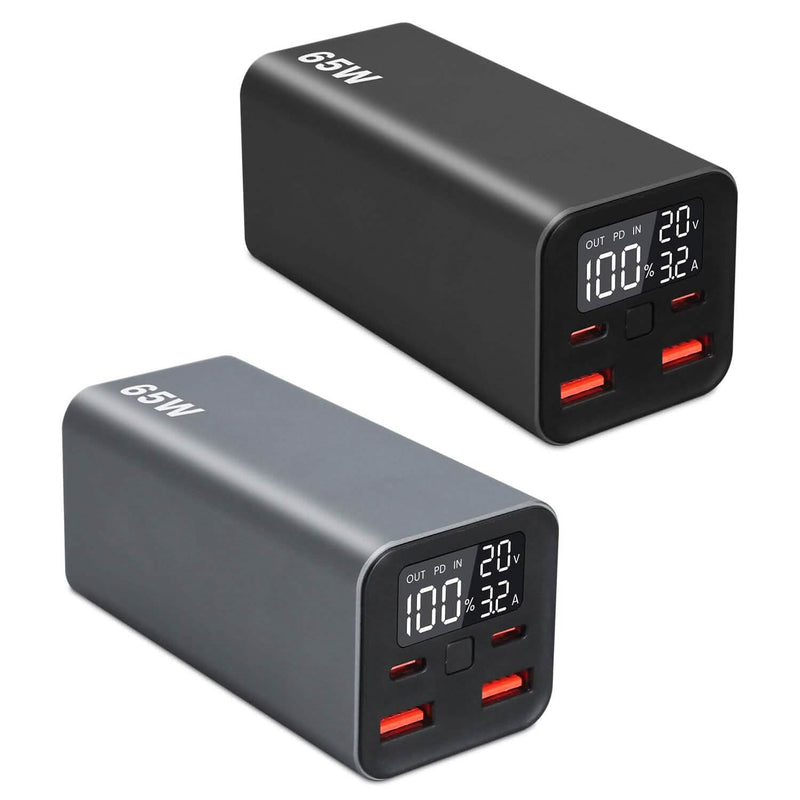 20000mah 65W USB-C PD Laptop Power Bank Fast Charging Mobile Accessories - DailySale