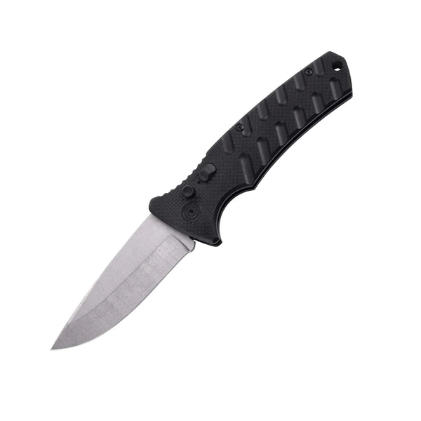 2-Pack: 4.75" Spring Assisted Automatic Knife W/ Drop Point Blade