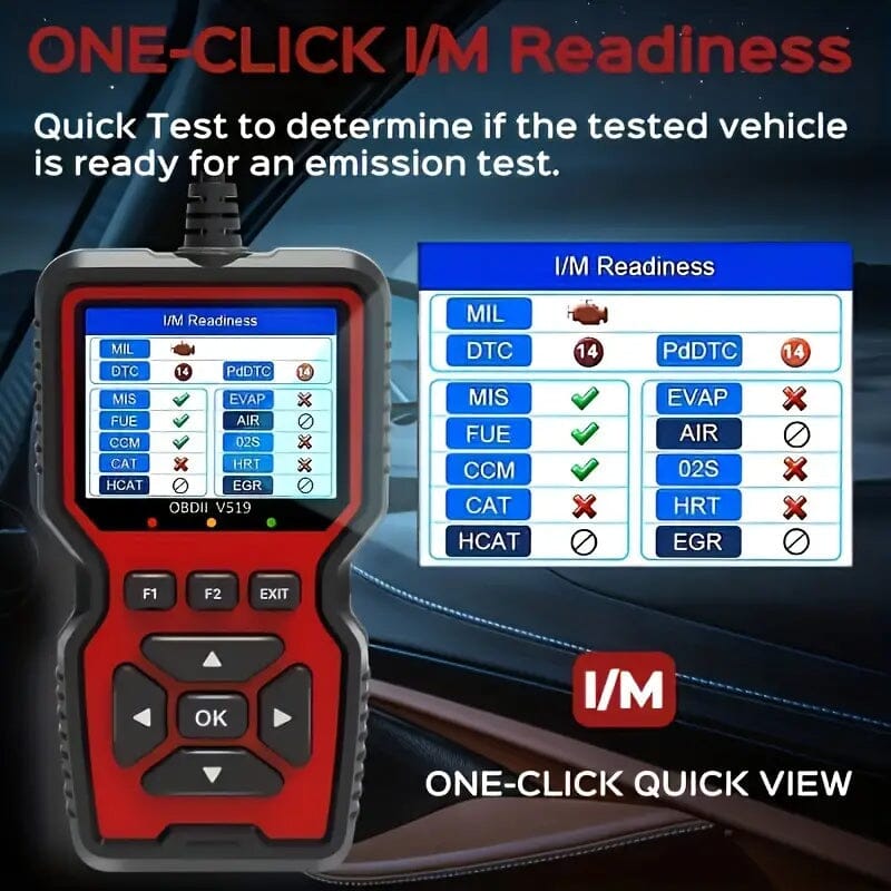 2024 Advanced V519 OBD2 Scanner Tool Automotive - DailySale