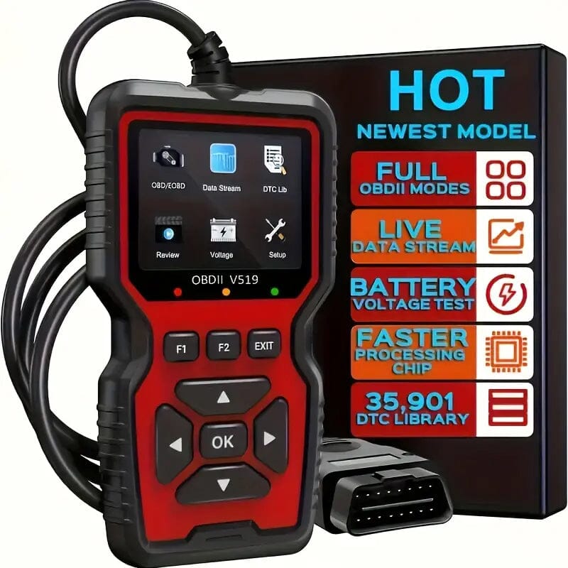 2024 Advanced V519 OBD2 Scanner Tool Automotive - DailySale