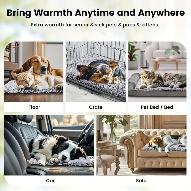 Winter Warming Pet Mattress – Non-Slip, Washable