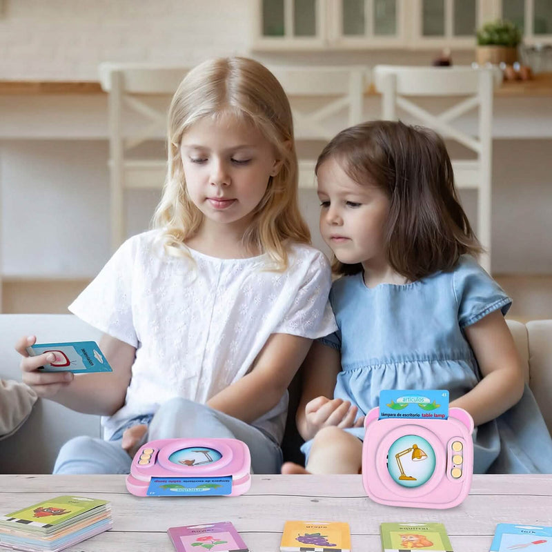 224 Sight Words Spanish and English Bilingual Talking Flash Cards Toys & Games - DailySale