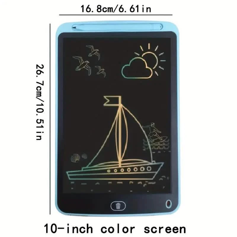 Digital LCD Writing Tablet with Stylus Pen – Reusable Wipeable Dry-Erase Doodle & Drawing Board