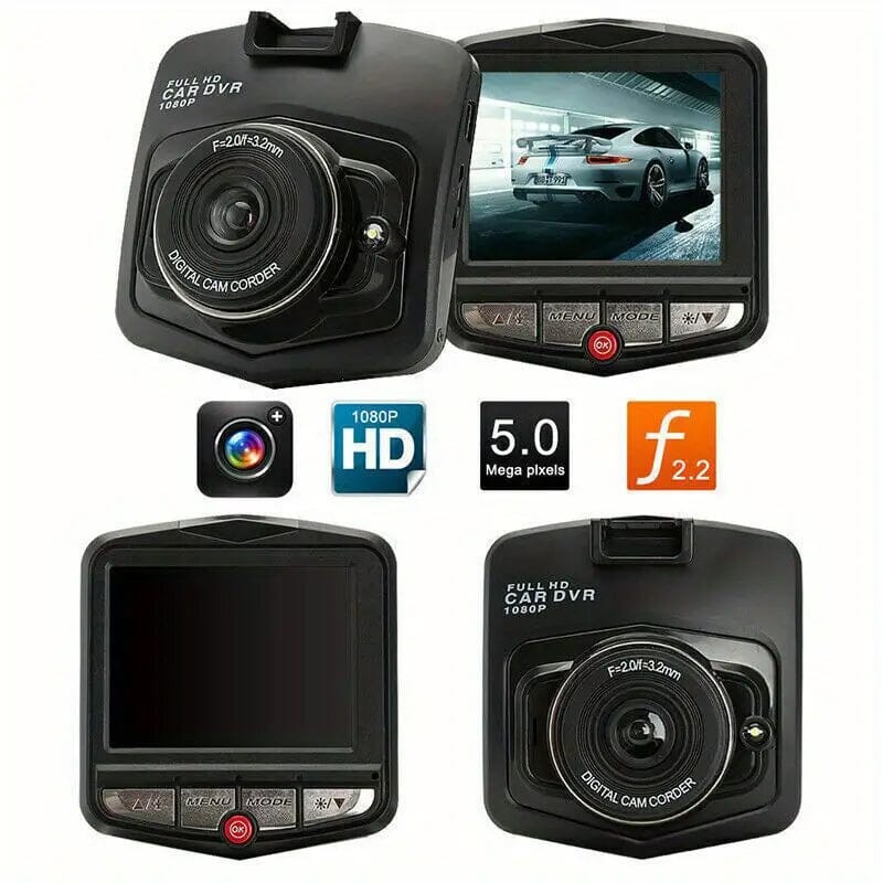 2.4-Inch Black Full HD 1080P Resolution Dashcam Automotive - DailySale