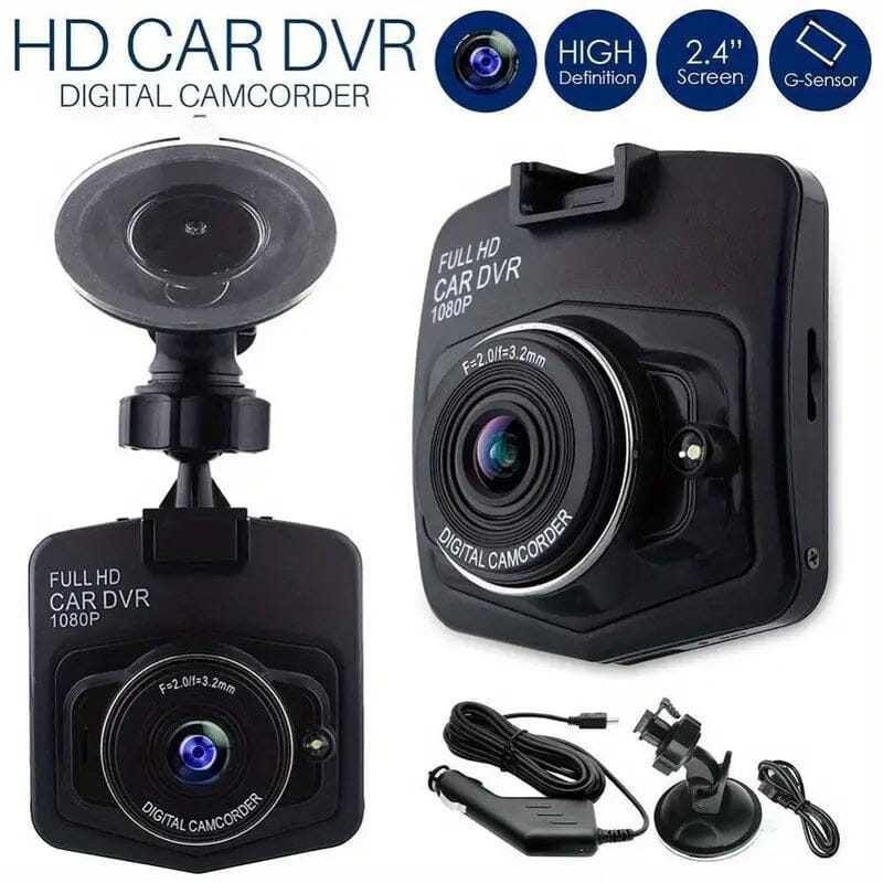 2.4-Inch Black Full HD 1080P Resolution Dashcam Automotive - DailySale