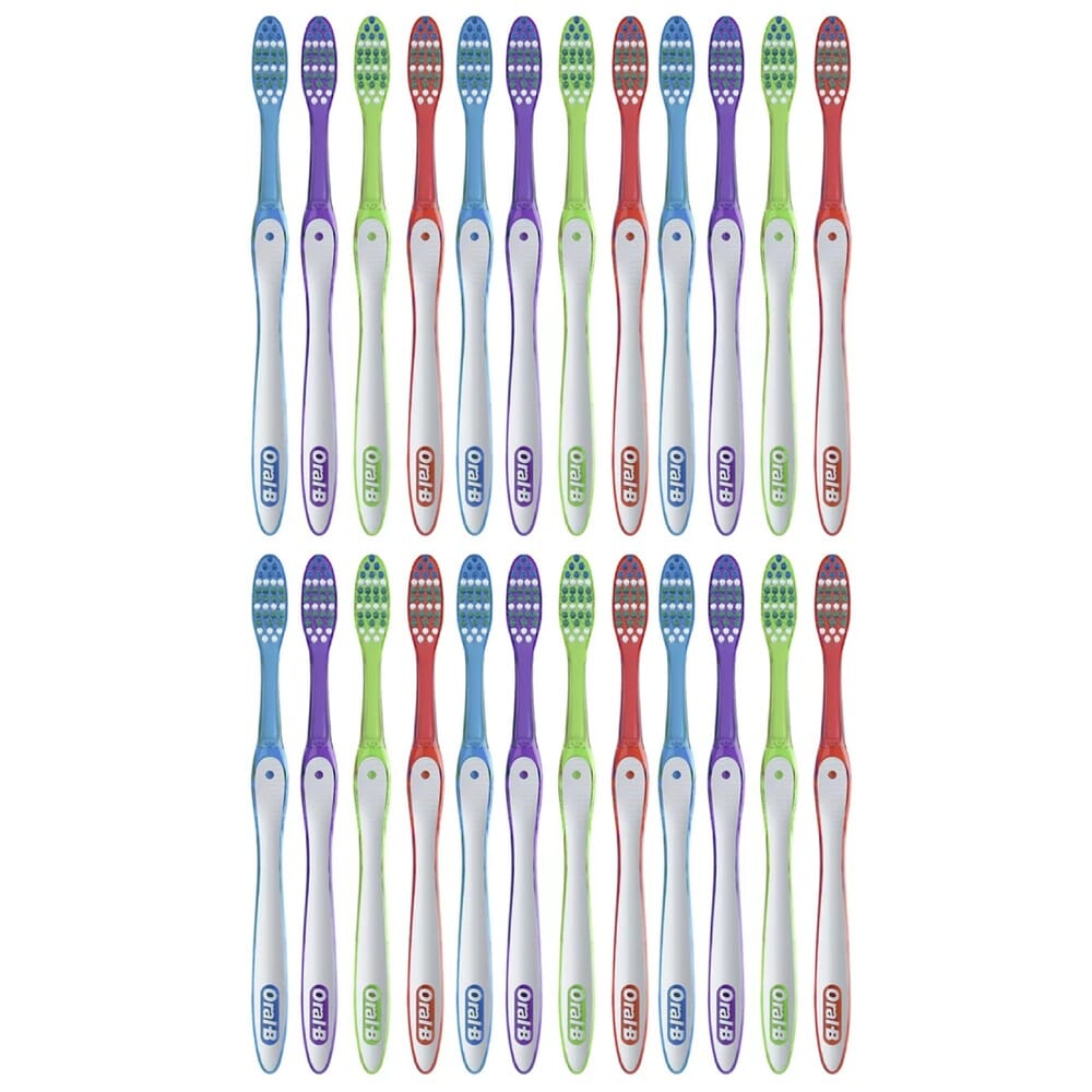 24-Pack: Oral B Fresh & Clean Medium Toothbrush Beauty & Personal Care - DailySale