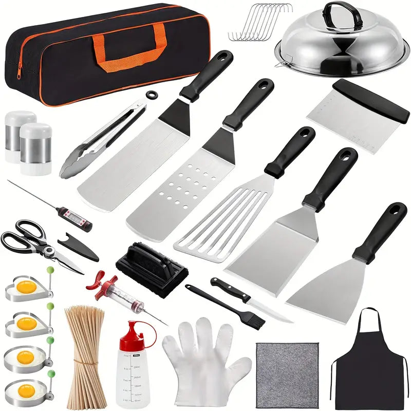 245-Piece Set: Griddle Spatula Kit with Storage Bag Kitchen Tools & Gadgets - DailySale