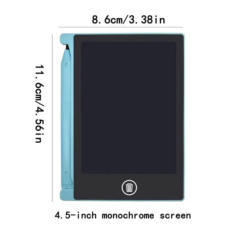 Digital LCD Writing Tablet with Stylus Pen – Reusable Wipeable Dry-Erase Doodle & Drawing Board