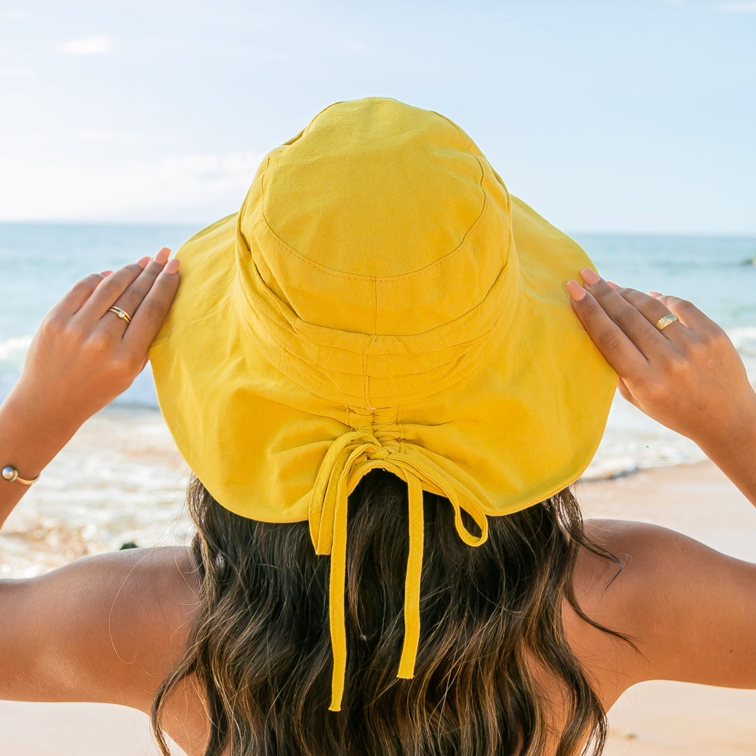 Tie-Back Bucket Sunhat