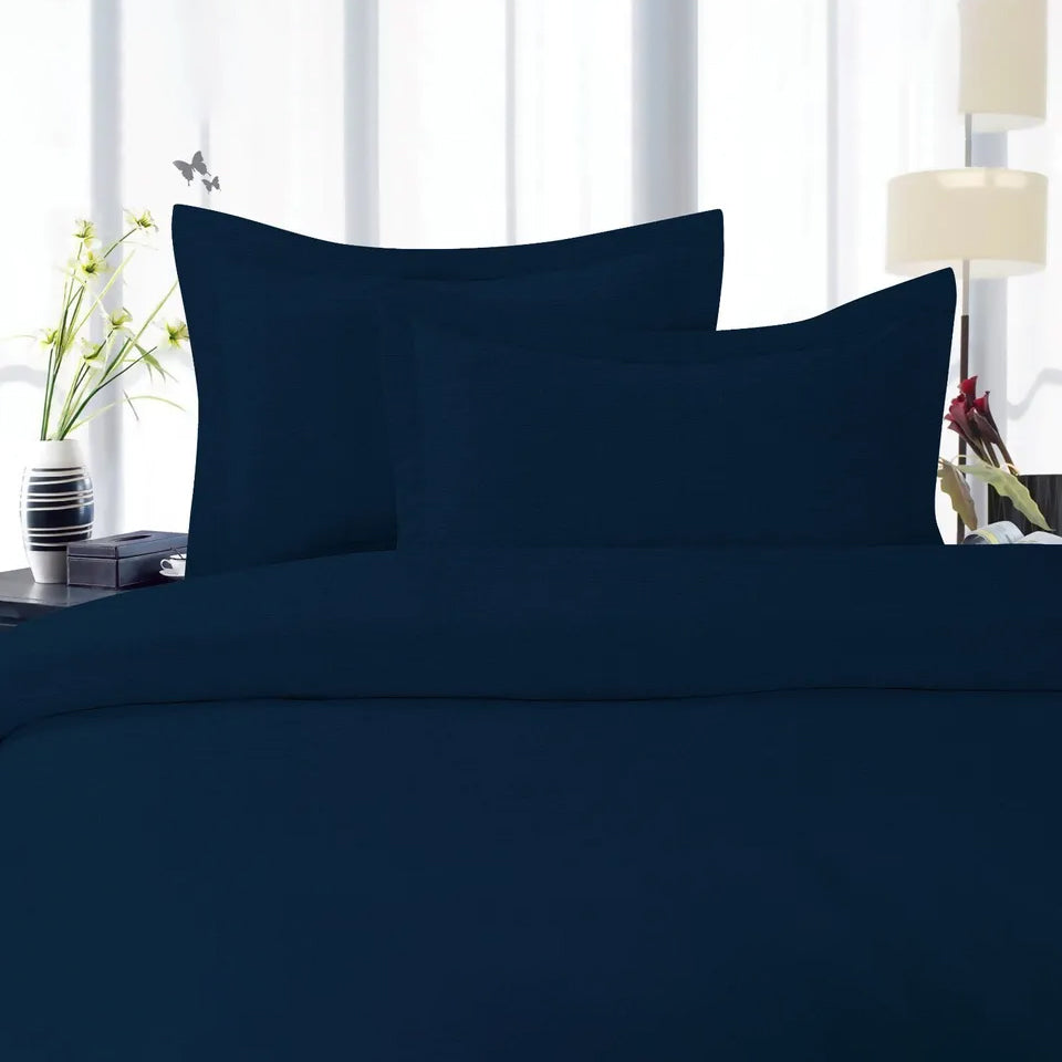 3-Piece: Bibb Home Heavyweight Flannel Duvet Cover Set