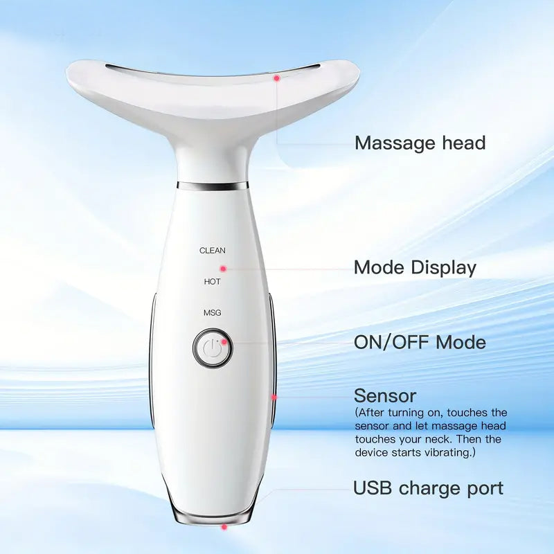 Rechargeable Beauty Meter Vibrating Heating Massager