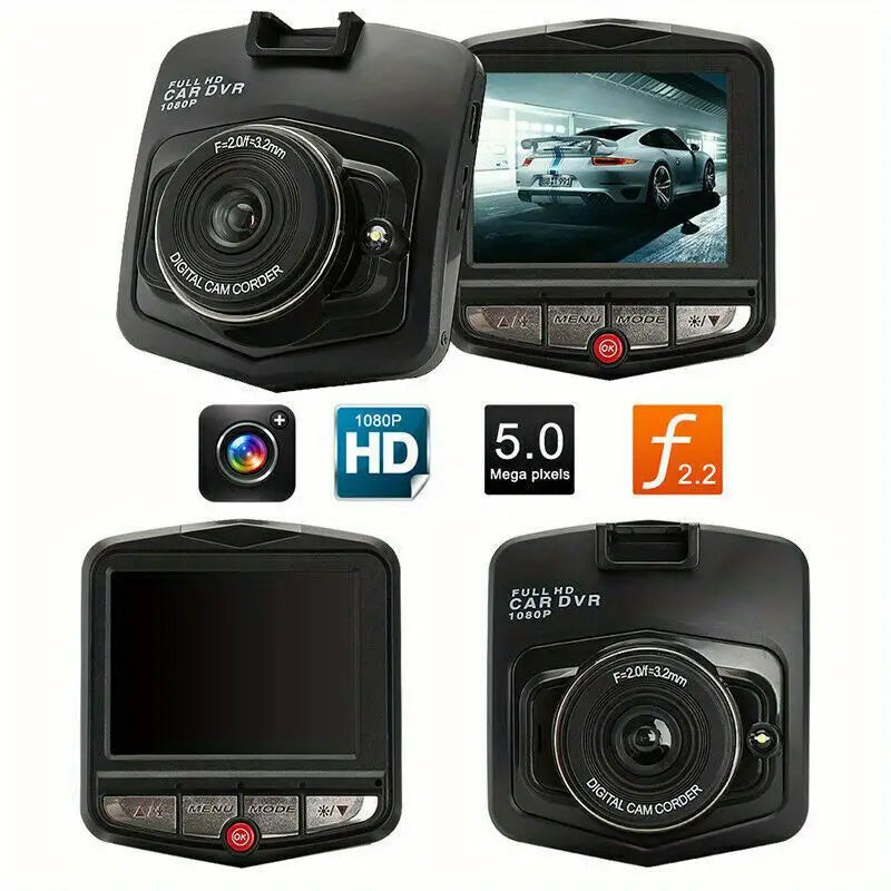 2.4-Inch Black Full HD 1080P Resolution Dashcam