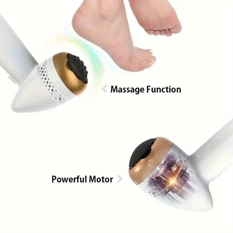 Electric Foot Grinder Vacuum Foot Grinding Machine Exfoliating Dead Skin Callus Remover Foot Care Pedicure