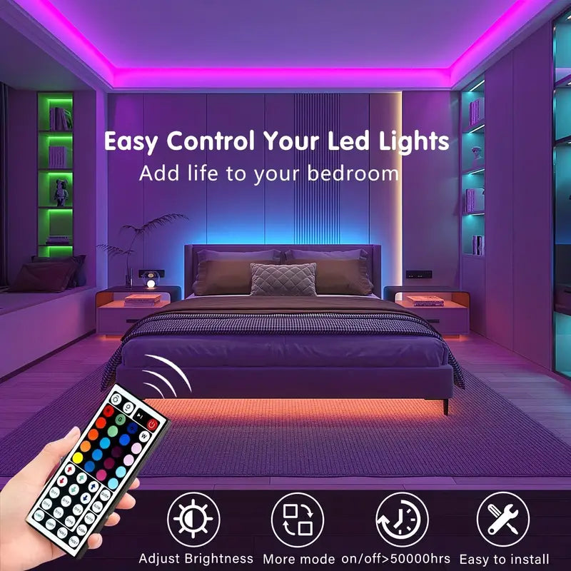 33Ft LED Strip Lights with IR 44 Key Remote