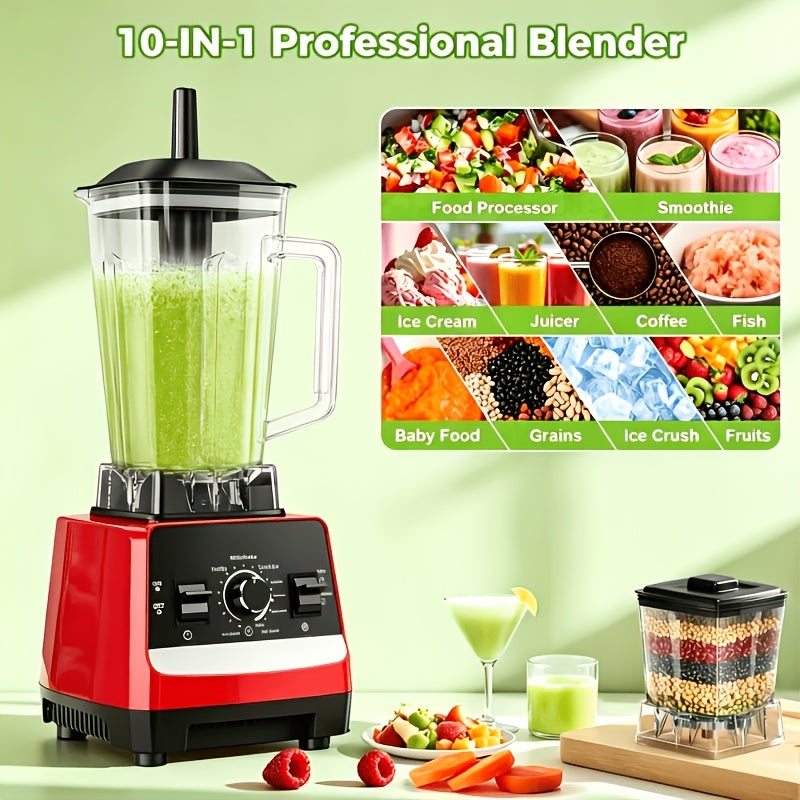 10-in-1 blender for smoothies, ice crush, juice, grains, coffee and baby food