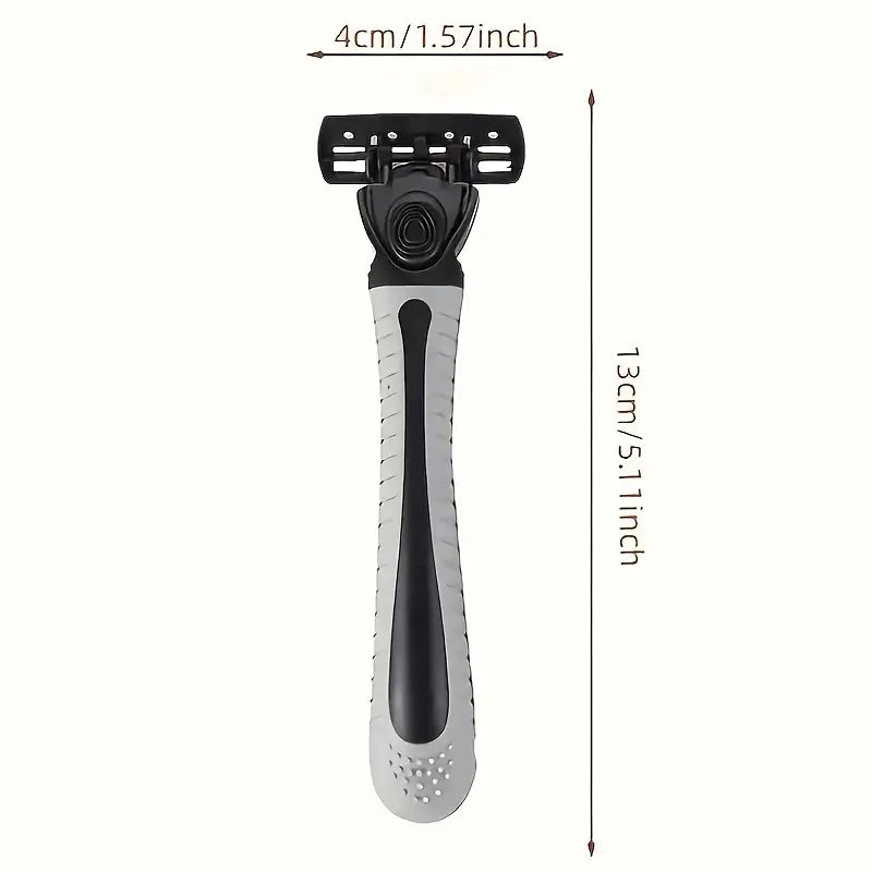 2-Pack: Stainless Steel Shaver with 18 Replacement Razor Blades