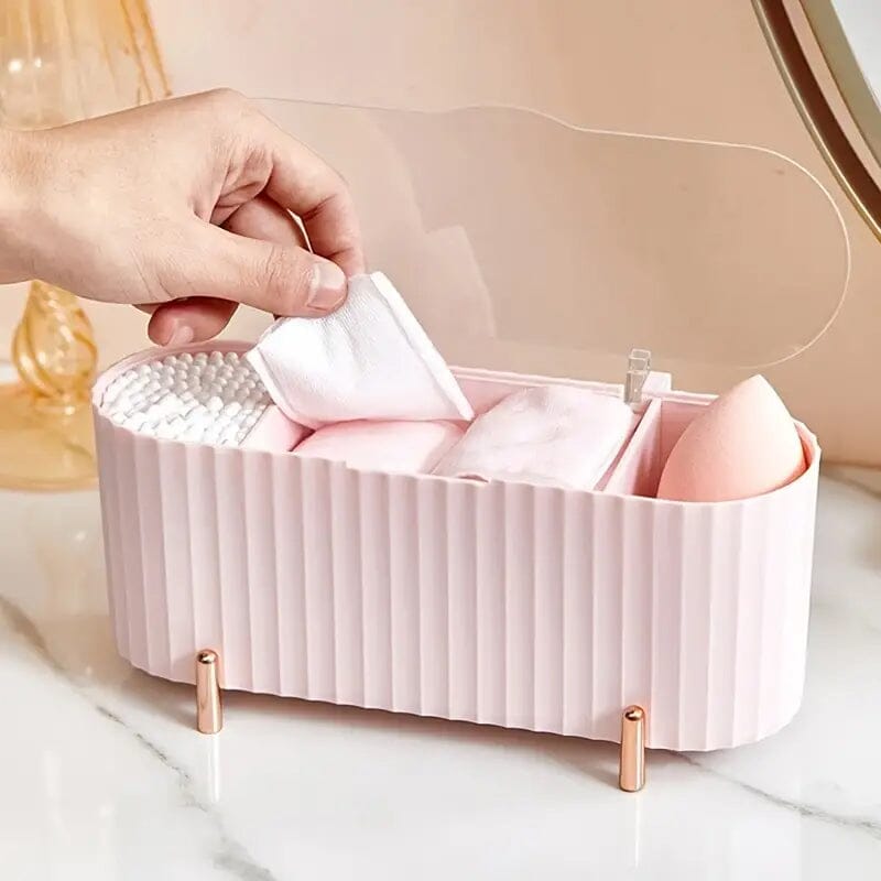 3 Compartments Cotton Swab Storage Box Closet & Storage - DailySale