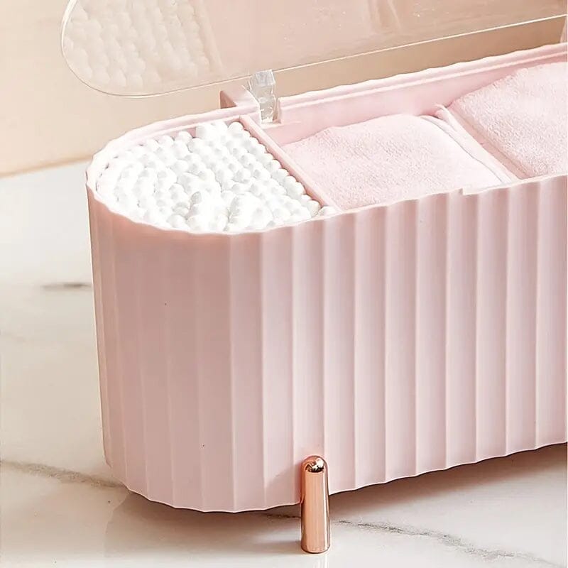 3 Compartments Cotton Swab Storage Box Closet & Storage - DailySale