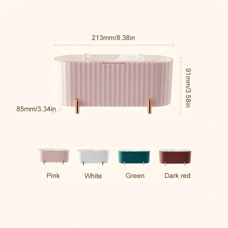 3 Compartments Cotton Swab Storage Box Closet & Storage - DailySale