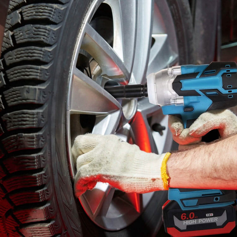3-In-1 Cordless Electric Impact Wrench Drill Screwdriver with Brushless Motor Max 3450RPM Variable Speed Home Improvement - DailySale