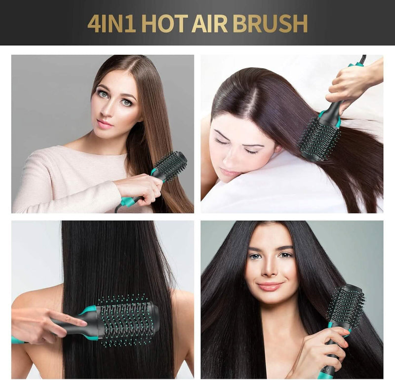 3-in-1 Ionic Straightening Hot Air Brush with Anti-Scald Feature Beauty & Personal Care - DailySale