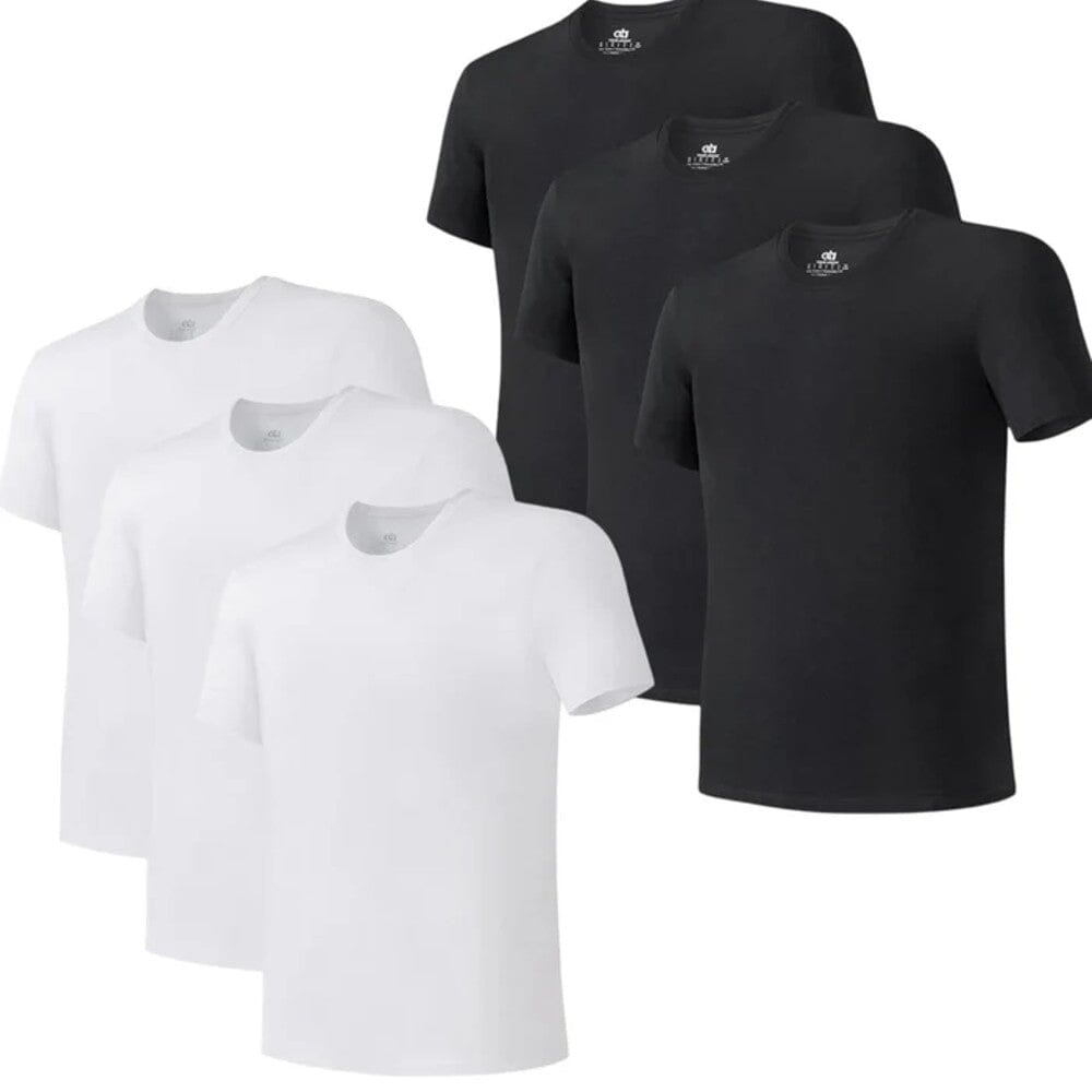 3-Pack: H.O.D. Men's 100% Cotton Crew Neck Short Sleeve T-Shirts Men's Tops - DailySale