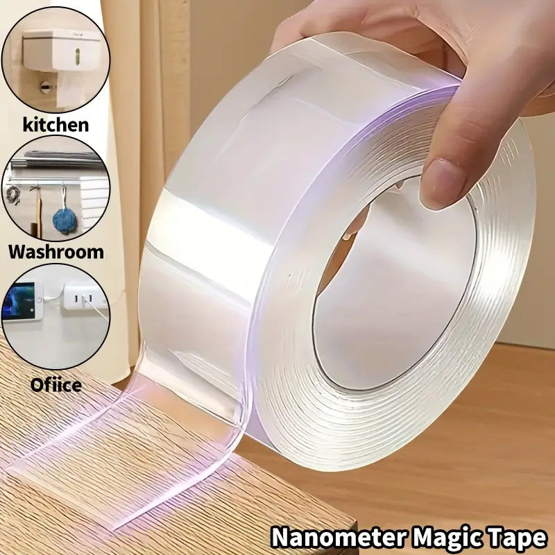 3-Pack: Reusable & Washable Nano Double-Sided Tape Everything Else - DailySale