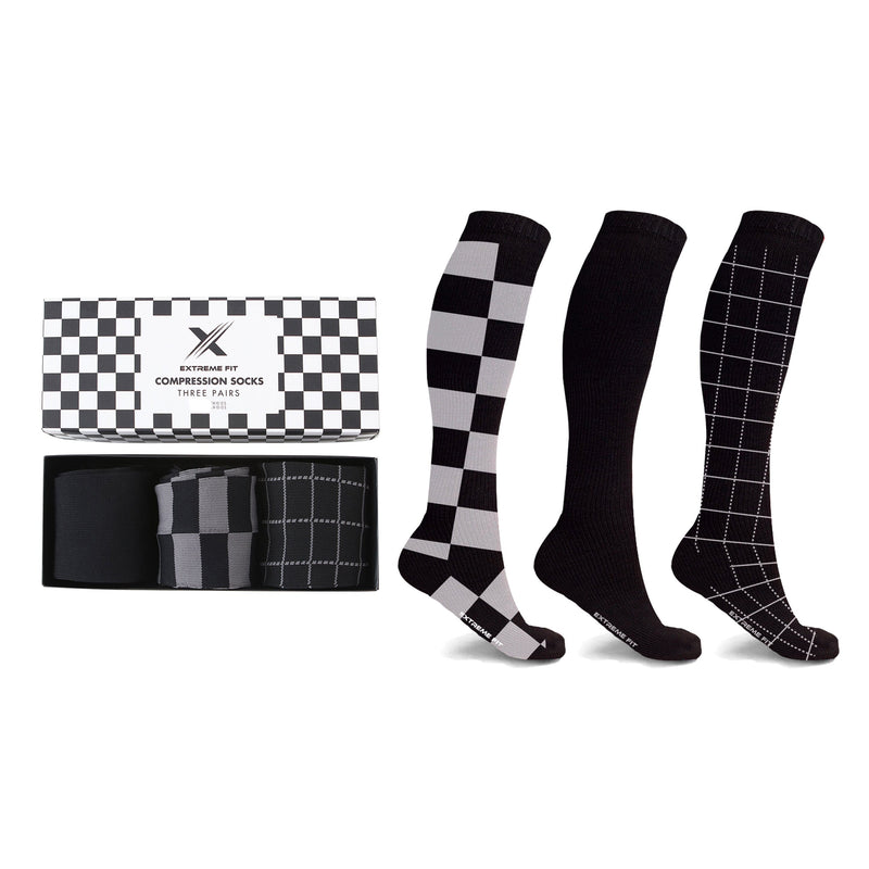 3-Pairs: Perfect Gift Compression Socks Wellness - DailySale