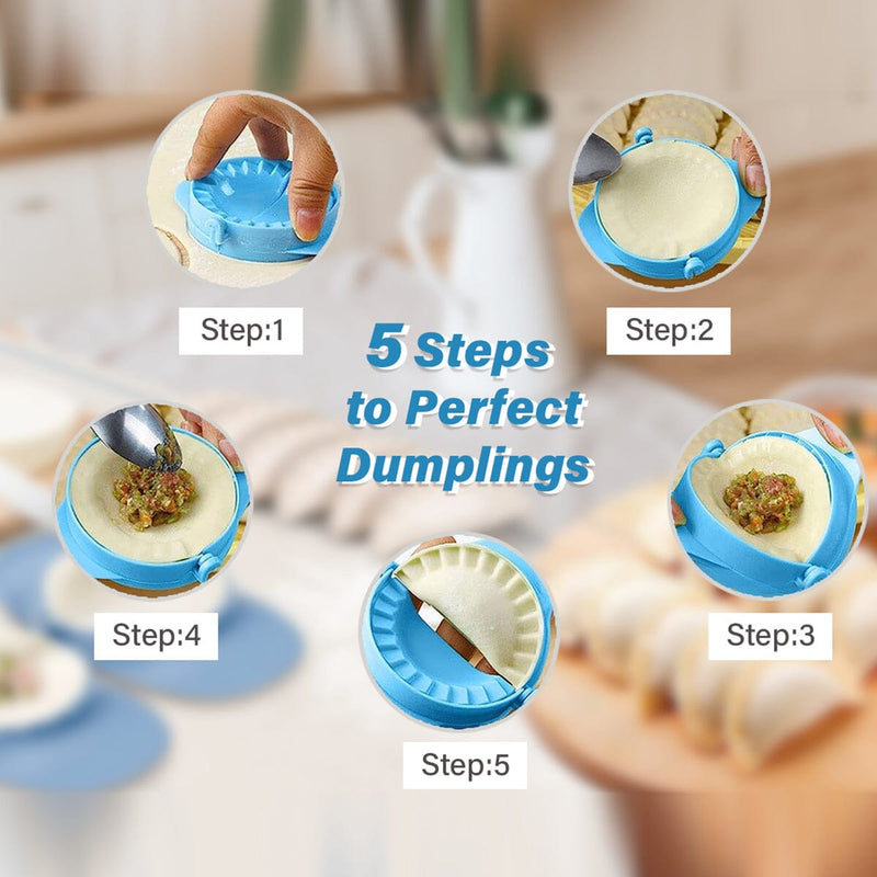 3-Piece Set: Perfect Dumpling Ravioli Empanadas Pie Pastry Maker Mold Dough Press Kitchen Tools & Gadgets - DailySale