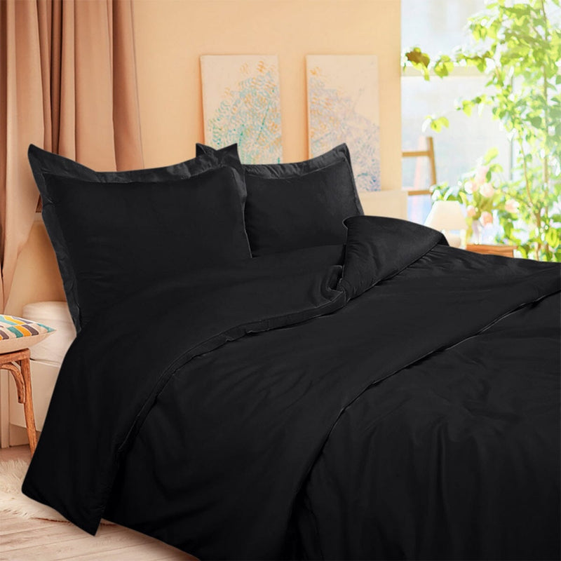 3-Piece Set: Royal Linens Double Brushed Full Duvet Covers With Zipper Closure Bedding - DailySale