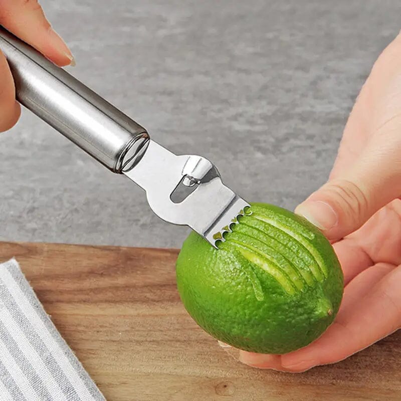 3-Pieces: Lemon Grater Stainless Steel Peeler Kitchen Tools & Gadgets - DailySale