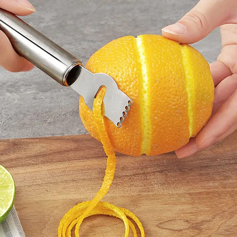 3-Pieces: Lemon Grater Stainless Steel Peeler Kitchen Tools & Gadgets - DailySale